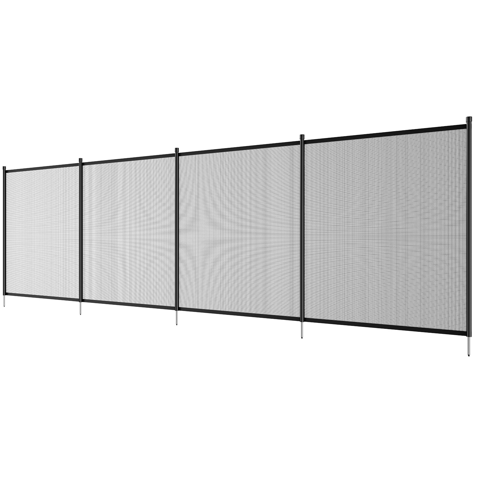Pool Fence, 4 X 12 FT Pool Fences For Inground Pools, Removable Child Safety Pool Fencing, Easy DIY Installation Swimming Pool Fence, 340gms Teslin PVC Pool Fence Mesh Protects Kids And Pets_maomaolike.com